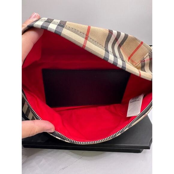 Burberry Sonny Belt Bag Check Canvas SPB-MS 350571 - Picture 7 of 13